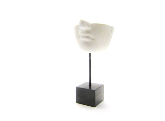 Fragment Of Greek Stone Casting Sculpture On Base - image 1