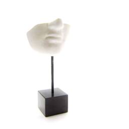 Fragment Of Greek Stone Casting Sculpture On Base - thumbnail 4