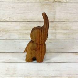 Wood Sculpture Elephant, Jewelry, D??cor, Wooden Elephant - thumbnail 2