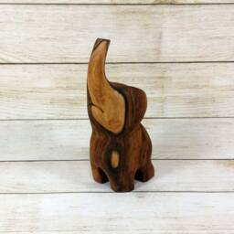 Wood Sculpture Elephant, Jewelry, D??cor, Wooden Elephant - thumbnail 3