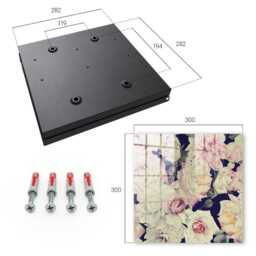 Floral Elegance Wall Mounted Key Cabinet, Pink Box For Home, Painterly Flowers & Plants, Nature Lovers - thumbnail 4
