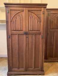 Old Charm Solid Oak Vintage Wardrobe Painted Options