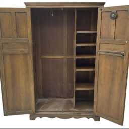 Old Charm Solid Oak Vintage Wardrobe Painted Options - thumbnail 2