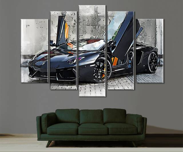 Lamborghini Canvas Print Supercar Wall Art Decor - image 1