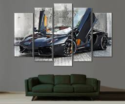 Lamborghini Canvas Print Supercar Wall Art Decor - thumbnail 1