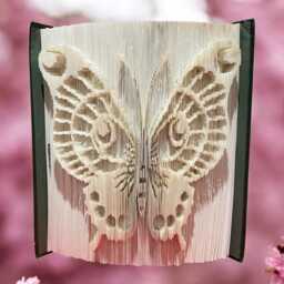 Butterfly Sculpture Book Art - thumbnail 3