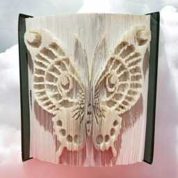 Butterfly Sculpture Book Art - thumbnail 4