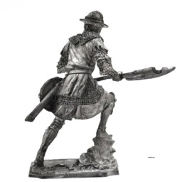 Tin 54mm Western European Infantry 14Th Century 132 Scale - thumbnail 3