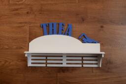 Wall Wood Decor Sport Gift For Ideas Custom Swimming Medal Holder Trophy Shelf Rack Personalized Hanger Organizer - thumbnail 1
