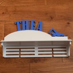 Wall Wood Decor Sport Gift For Ideas Custom Swimming Medal Holder Trophy Shelf Rack Personalized Hanger Organizer - thumbnail 3
