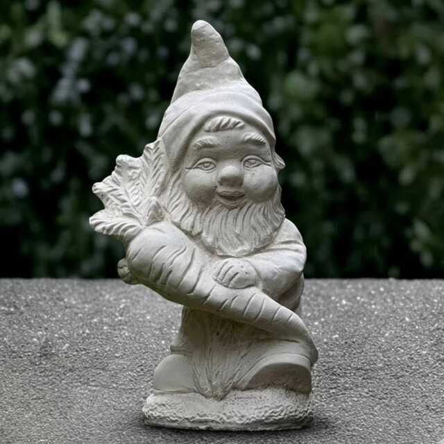 Concrete Gnome Sculpture Outdoor Pixie Figurine Cement Statue Troll Decoration Handmade Ornament Gnome Lover Gift - image 1