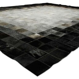 Leather Area Rug Squares Design By Shine Rugs - thumbnail 2
