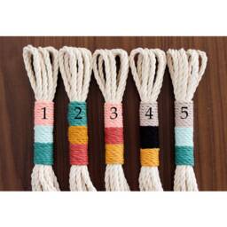 Color Block Macrame Plant Hanger Handmade Cotton Hanging Planter No Tariffs/Fees To Usa