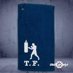 Personalized Boxing Towel Embroidered Name Gift - thumbnail 3