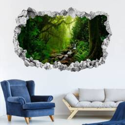 Rainforest Tropical Forest Wall Decal Sticker Mural Poster Print Art Home Office Decor Ka11 - thumbnail 3