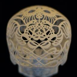 Skull Sculpture Crania Anatomica Filigre - Medium - thumbnail 4