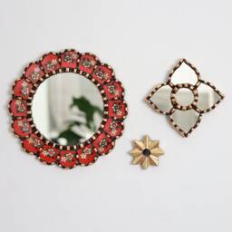 "Peruvian Mirrors ""Glorious Red"