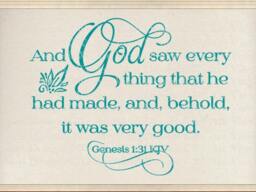 Scripture Wall Decal. & God Saw - Code 206 Christian Decals, Religious Decal, Quote, Decal Bible, Christian - thumbnail 2