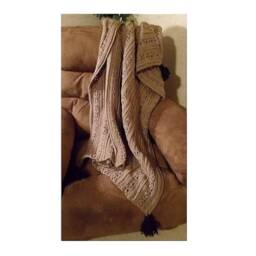 Mens Afghan Pattern, Masculine Decor, Tan Brown Blanket, Crochet, Man Cave Throw, Downloadable Pattern - thumbnail 2