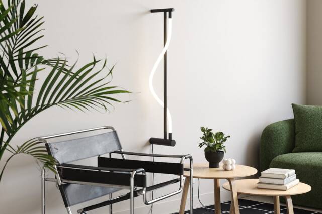 Elias M Wall Sconce Plug-In Dimmable Led Flexible Neon Modern Reading Lamp - image 1