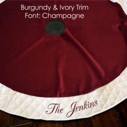 Christmas Tree Skirt. Personalized 54 - thumbnail 3