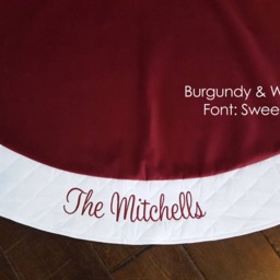 Christmas Tree Skirt. Personalized 54 - thumbnail 2