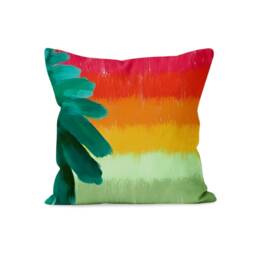 Colourful Flower Abstract Cushion Cover, Summer Floral Pillow Case, Rainbow Pattern Living Room Decoration, Bedroom Throw Top - thumbnail 4