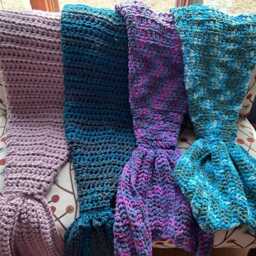 Super Soft Mermaid Tail Blanket Cozy Cuddle Blanket - thumbnail 2