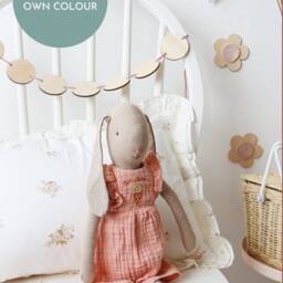 Wooden Circle Bunting - Custom Boho Garland Kids Room Or Nursery Wall D??cor Scandi Decor - thumbnail 2