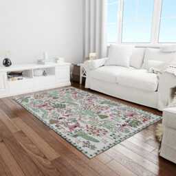 Jungle Animal Area Rug Tropical Forest Kids Playroom Carpet - thumbnail 3