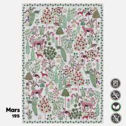 Jungle Animal Area Rug Tropical Forest Kids Playroom Carpet - thumbnail 2