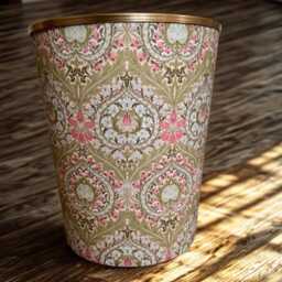 William Morris Eden Rose Waste Paper Bin - Handmade Fabric Basket For Bedroom, Dressing Room Or Home Office - thumbnail 4