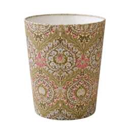 William Morris Eden Rose Waste Paper Bin - Handmade Fabric Basket For Bedroom, Dressing Room Or Home Office - thumbnail 1