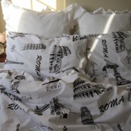 Custom Cotton Pillowcases - Matching Duvet Cover Pattern - thumbnail 3