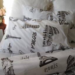 Custom Cotton Pillowcases - Matching Duvet Cover Pattern - thumbnail 2
