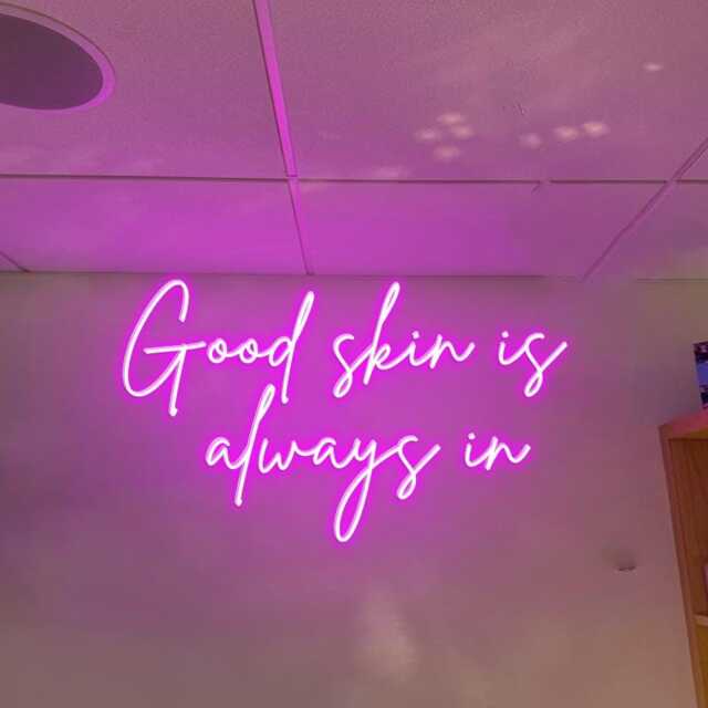 Good Skin Is Always in Neon Sign Beauty Salon Led Wall Art - image 1