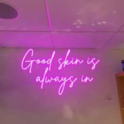 Good Skin Is Always in Neon Sign Beauty Salon Led Wall Art
