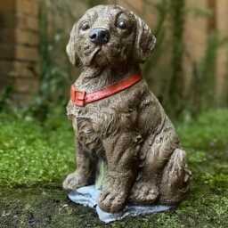 Unique Labrador Statue Concrete Figurine Stone Memorial Decoration Pet Ornament Garden Dog Decor Dog Lover Gift Yard Art