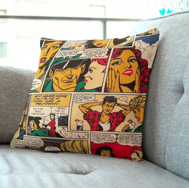 Last One Large Pictorial Cushion Cover. Cartoon Throw Pillow 20 - image 1