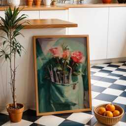 Dental Wall Art Print - Botanical Tools Illustration Modern Dentist Office D??cor Green Medical - thumbnail 2
