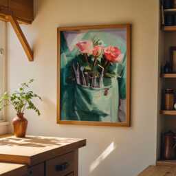 Dental Wall Art Print - Botanical Tools Illustration Modern Dentist Office D??cor Green Medical - thumbnail 3