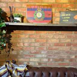 Royal Engineers Reme Metal Sign Real Rust, Vintage Style Mancave Wall Art Army - thumbnail 2