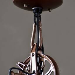 The Carriage House Pendant - Whiskey Bottle Lamp Industrial Light Factory Rustic Modern Decor - thumbnail 3