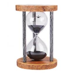 Live Edge Ash Sand Timer - 15 Or 30Min - thumbnail 2