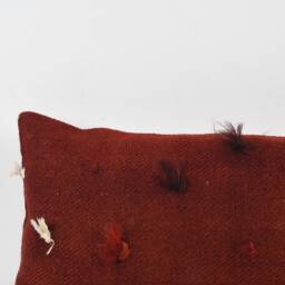 Handmade Turkish Kilim Pillow Cover Bohemian Lumbar Cushion - 12x24 - thumbnail 3