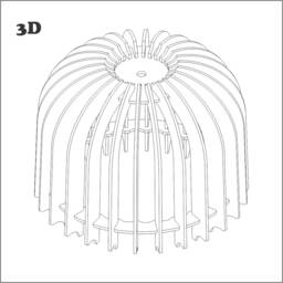 Cup Lamp - Laser Cut, Cnc File, Dxf, Cdr - thumbnail 2