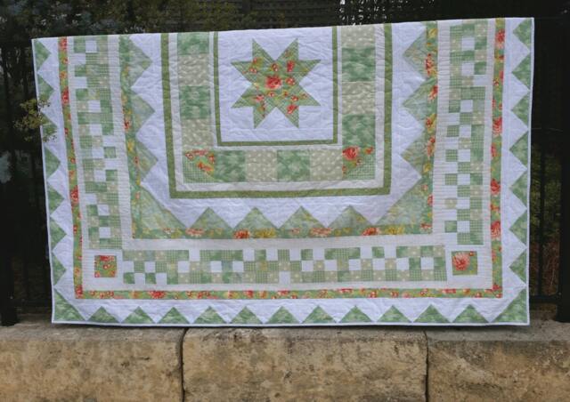 Handmade Queen Size Quilt/Bedspread. - Can Be Custom Colours/Size - image 1