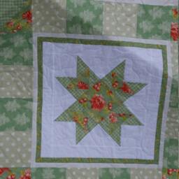 Handmade Queen Size Quilt/Bedspread. - Can Be Custom Colours/Size - thumbnail 4