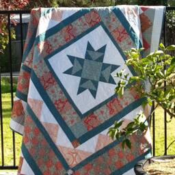 Handmade Queen Size Quilt/Bedspread. - Can Be Custom Colours/Size - thumbnail 2