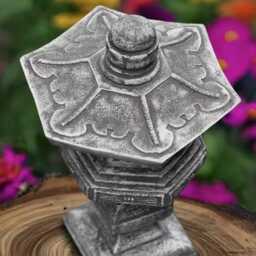 Japanese Pagoda Statue Concrete Lantern Sculpture Outdoor Ornament Pagoda Lover Gift Handmade Art Lover - thumbnail 2